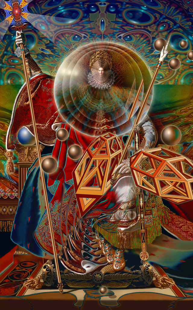 Scott Façon, Napoleon Blown Apart By Geometric Mysticism