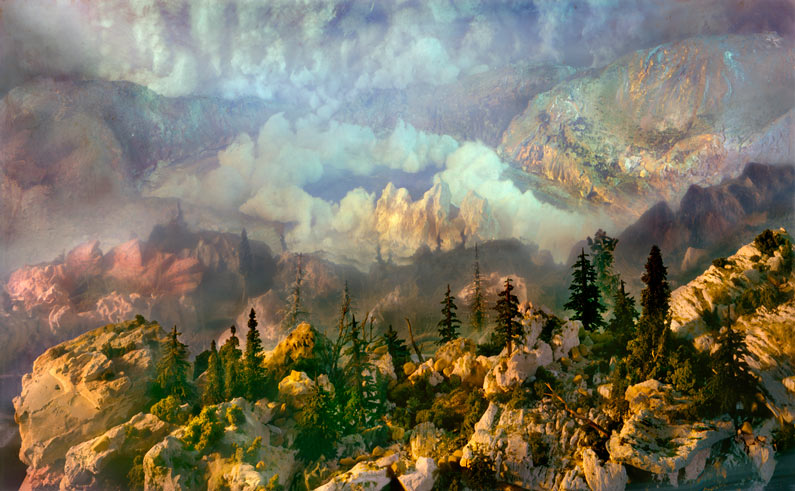 Kim Keever (composition in watertank, photographed)