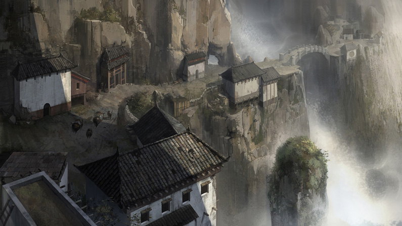 Yun Sangtae, Countryside of Cliff 