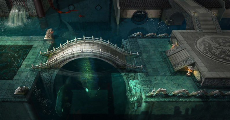 Yun Sangtae, Water Temple