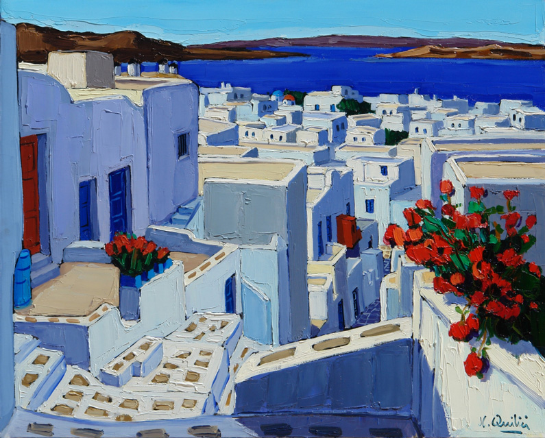 Jean-Claude Quilici, Géraniums à Mykonos