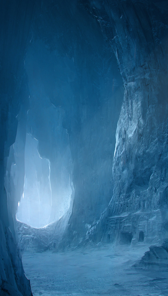 regnar3712, Ice Temple (matte painting)
