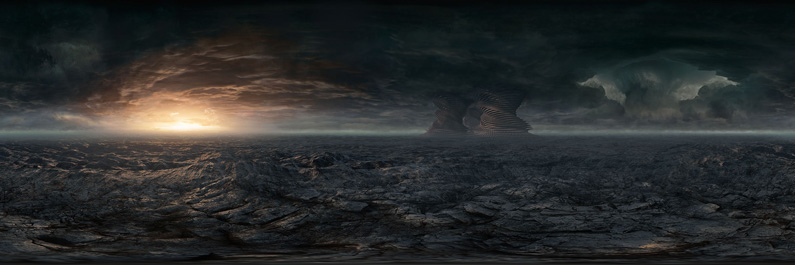 Steve Burg, Sky Matte Painting