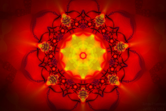 Lotus in Lotus mandala