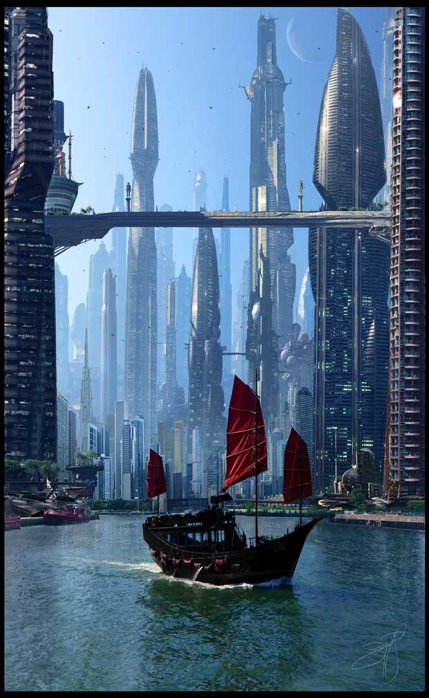 Richard Scott, Futuristic City 7 