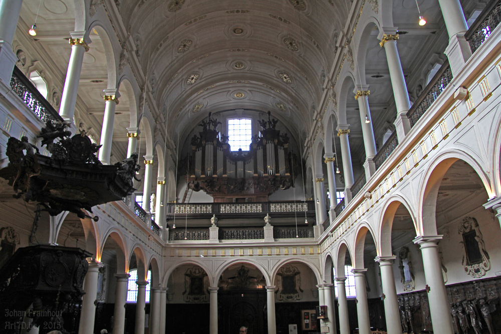 Antwerpen, interieur Carolus Borromeuskerk