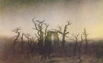 Caspar David Friedrich , Abbey in the Oak Forest 